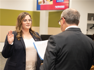 Sarah Ingles Swearing In